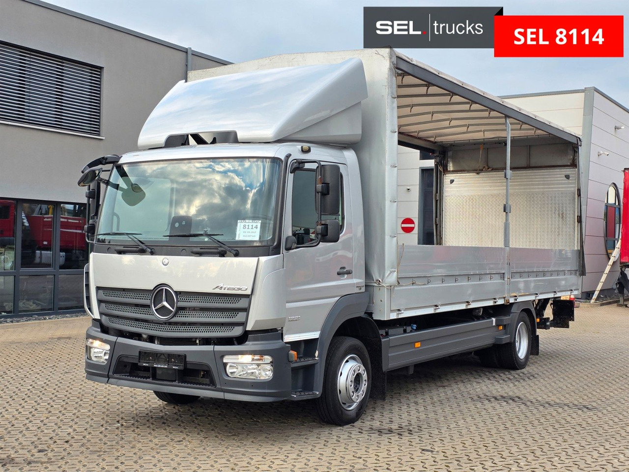Mercedes-Benz Atego 1221 / Ladebordwand - Curtainsider truck: picture 1 Mercedes-Benz Atego 1221 / Ladebordwand - Curtainsider truck: picture 1