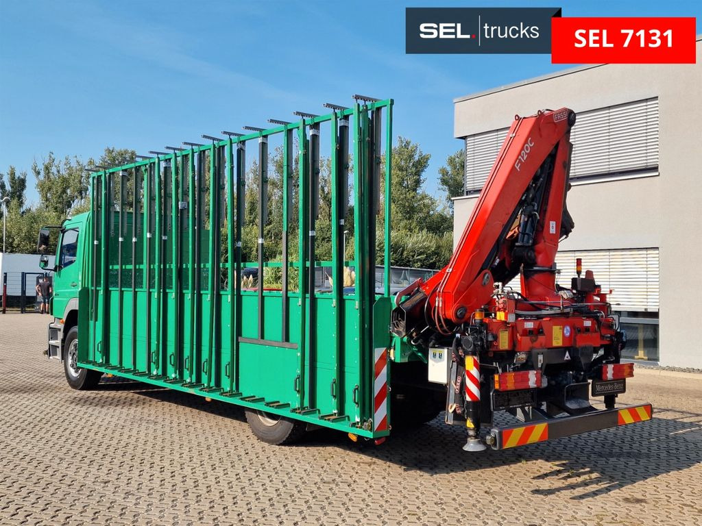 Crane truck Mercedes-Benz Axor 1824 / FASSI F120AC 024 E + ACTIVE Mercedes-Benz Axor 1824 / FASSI F120AC 024 E + GLAS: picture 6