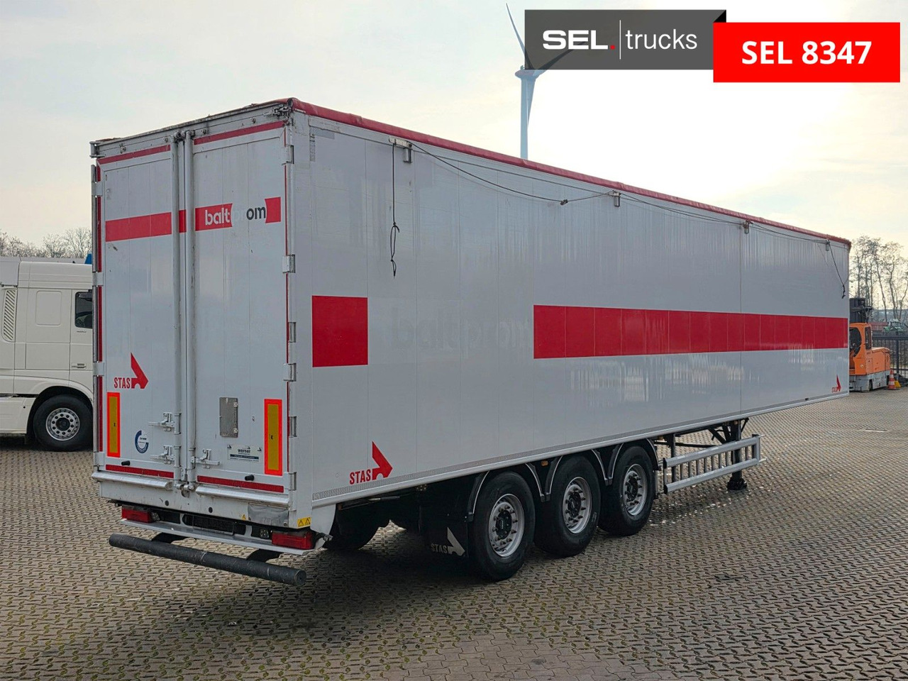 Stas S300ZX /ADR Typ EX II, FL, OX, AT / 2 Liftachsen - Walking floor semi-trailer: picture 5 Stas S300ZX /ADR Typ EX II, FL, OX, AT / 2 Liftachsen - Walking floor semi-trailer: picture 5