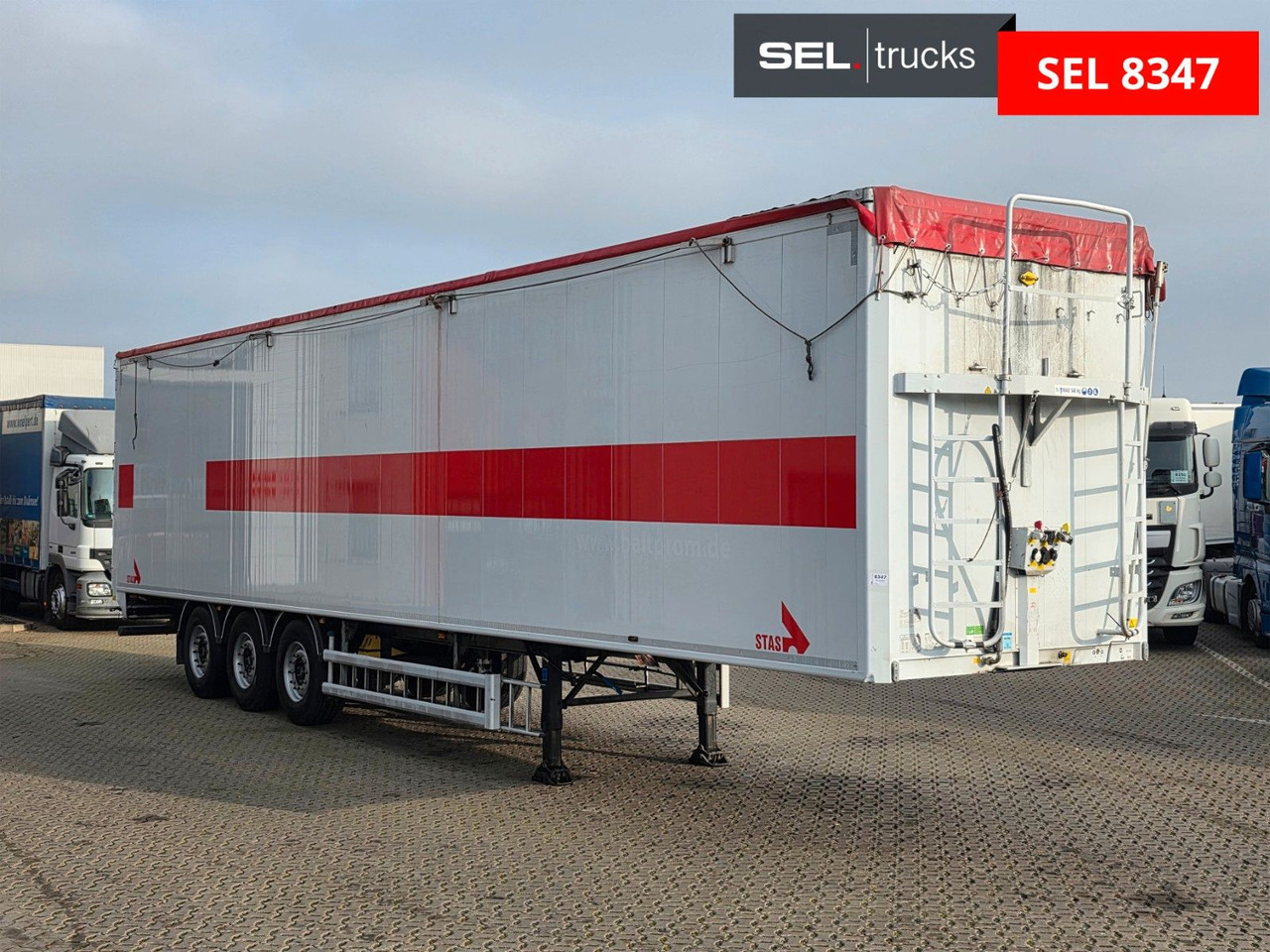Stas S300ZX /ADR Typ EX II, FL, OX, AT / 2 Liftachsen - Walking floor semi-trailer: picture 3 Stas S300ZX /ADR Typ EX II, FL, OX, AT / 2 Liftachsen - Walking floor semi-trailer: picture 3