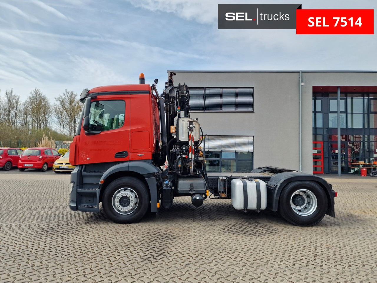 Tractor unit Mercedes-Benz Antos 1843 / Atlas 172.3E-A4 / KRAN: picture 8