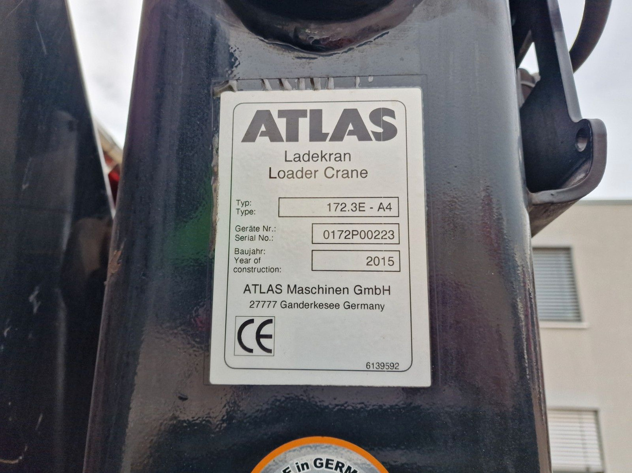 Tractor unit Mercedes-Benz Antos 1843 / Atlas 172.3E-A4 / KRAN: picture 13