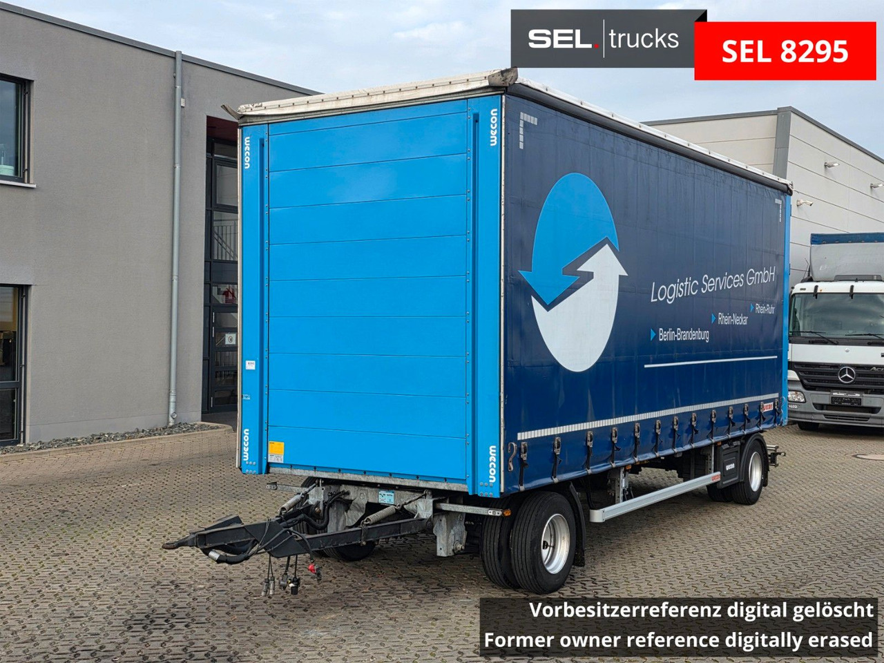 Wecon APD218 / Aluklappen - Curtainsider trailer: picture 1 Wecon APD218 / Aluklappen - Curtainsider trailer: picture 1