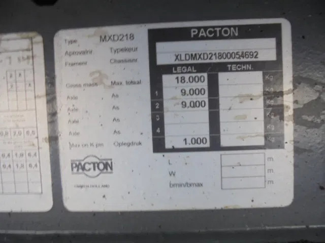 Closed box trailer Pacton MXD218: picture 19