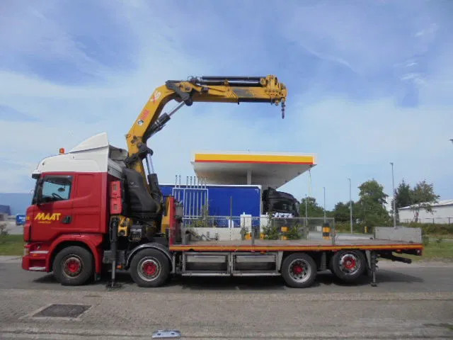 Box truck, Crane truck Scania R480 8X2 RETARDER: picture 16