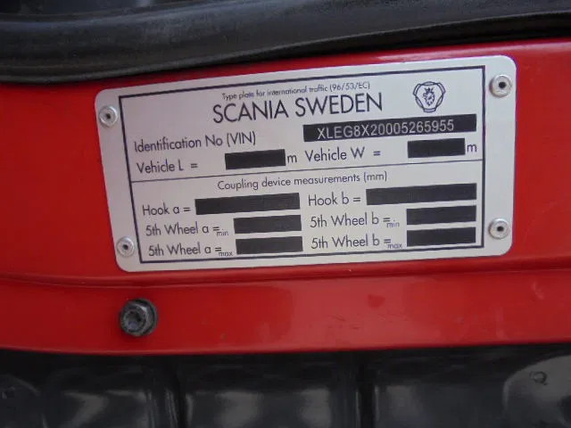 Box truck, Crane truck Scania R480 8X2 RETARDER: picture 13