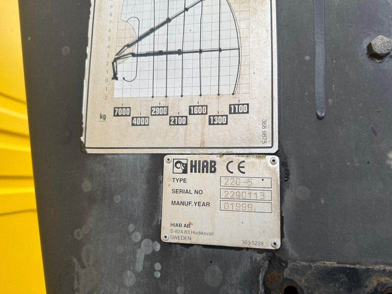 Loader crane for Truck Hiab 220 C - 5 + radio: picture 7