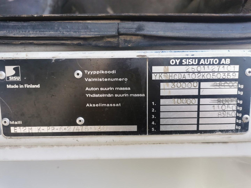 Dropside/ Flatbed truck Sisu 12 E 480: picture 13