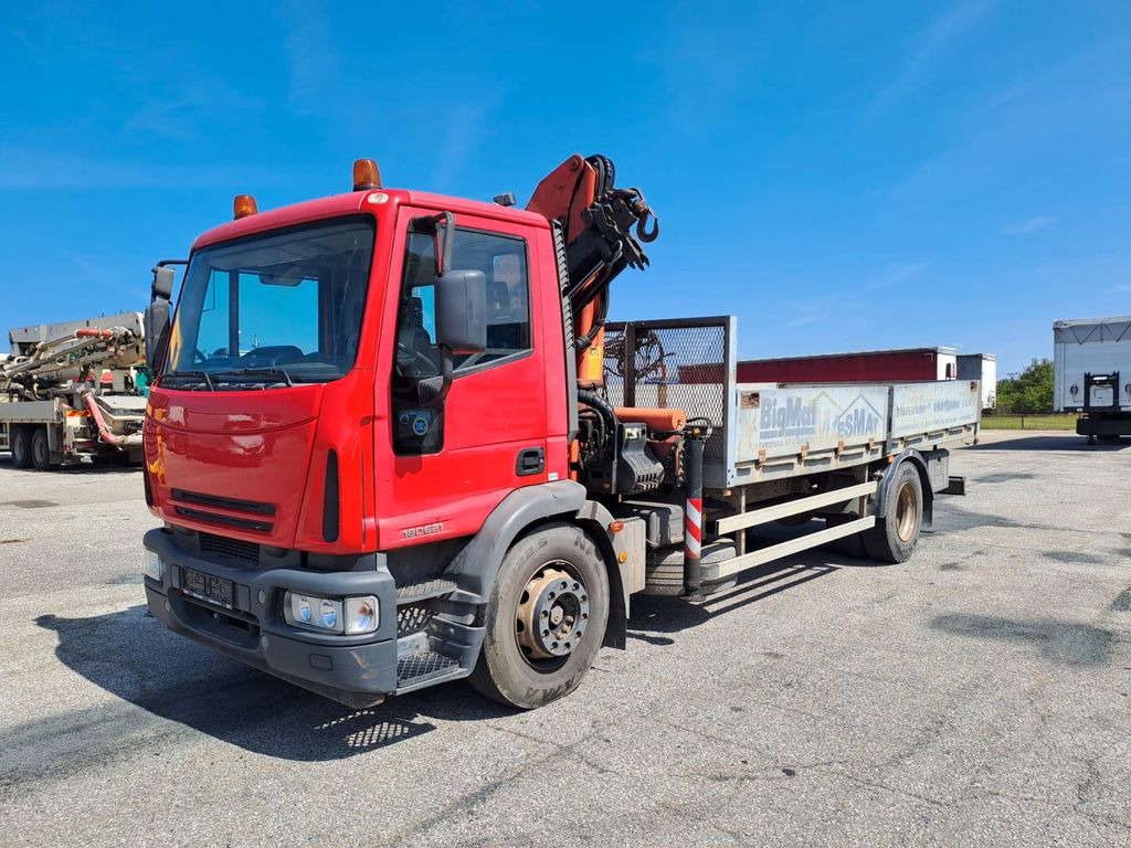 Iveco EuroCargo ML 180E21 Kran PKK12500 - Dropside/ Flatbed truck, Crane truck: picture 1 Iveco EuroCargo ML 180E21 Kran PKK12500 - Dropside/ Flatbed truck, Crane truck: picture 1