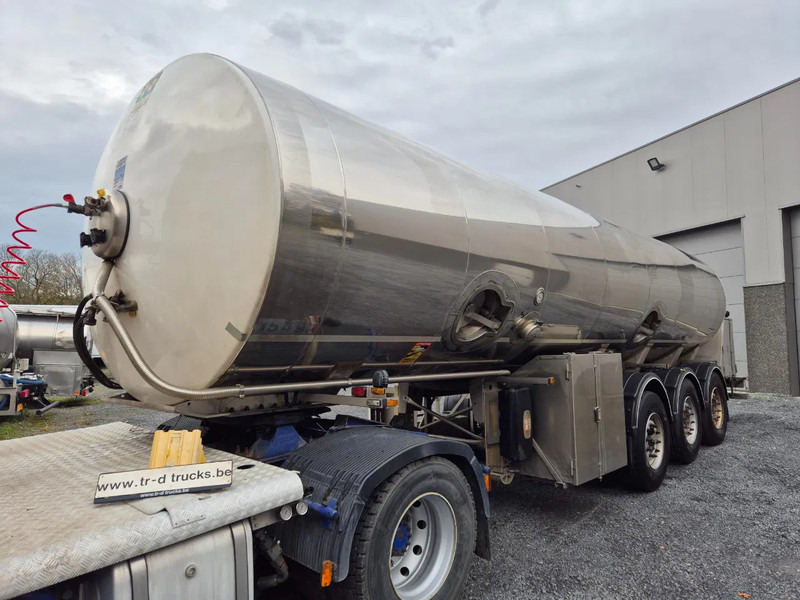 MAISONNEUVE 29000L INSULATED INOX TANK - HYDRAULIC PUMP - SAMPLE TAKING - Tank semi-trailer: picture 1 MAISONNEUVE 29000L INSULATED INOX TANK - HYDRAULIC PUMP - SAMPLE TAKING - Tank semi-trailer: picture 1