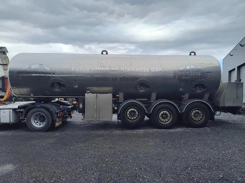 MAISONNEUVE 29000L INSULATED INOX TANK - PUMP - SAMPLE - Tank semi-trailer: picture 2 MAISONNEUVE 29000L INSULATED INOX TANK - PUMP - SAMPLE - Tank semi-trailer: picture 2
