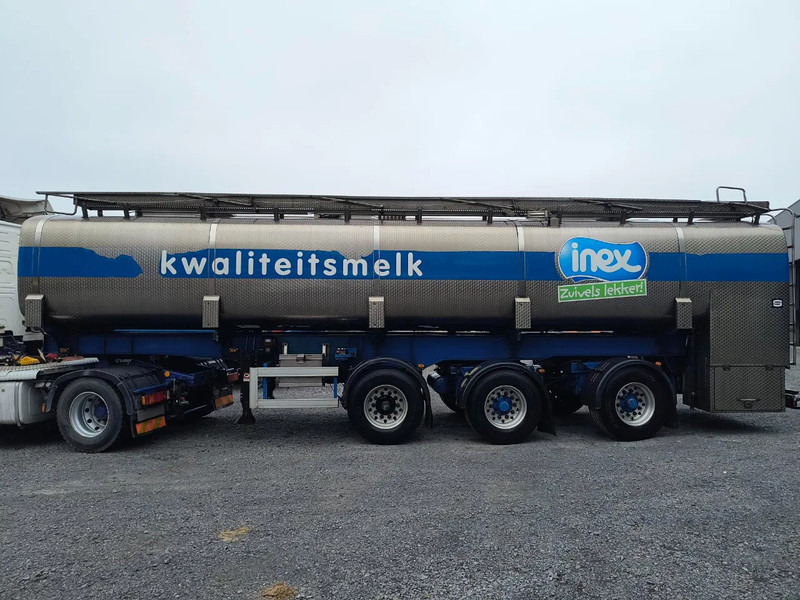 Mafa INSULATED INOX TANK 29000L 3 COMP - PUMP/COUNTER - 2 STEERING AXLES - Tank semi-trailer: picture 2 Mafa INSULATED INOX TANK 29000L 3 COMP - PUMP/COUNTER - 2 STEERING AXLES - Tank semi-trailer: picture 2