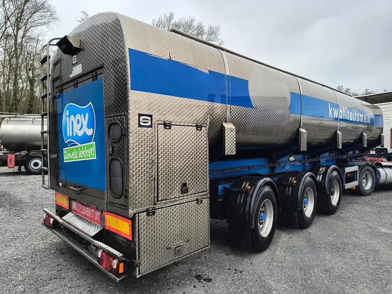 Mafa INSULATED INOX TANK 29000L 3 COMP - PUMP/COUNTER - 2 STEERING AXLES - Tank semi-trailer: picture 5 Mafa INSULATED INOX TANK 29000L 3 COMP - PUMP/COUNTER - 2 STEERING AXLES - Tank semi-trailer: picture 5