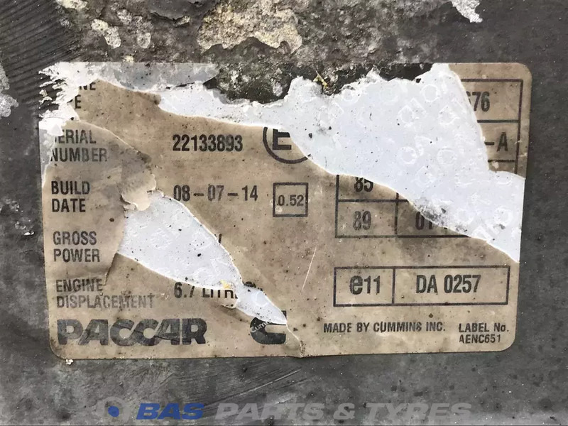 DAF LF Euro 6 Motor DAF PX7 208 H1 1707422R - Engine for Truck: picture 5 DAF LF Euro 6 Motor DAF PX7 208 H1 1707422R - Engine for Truck: picture 5