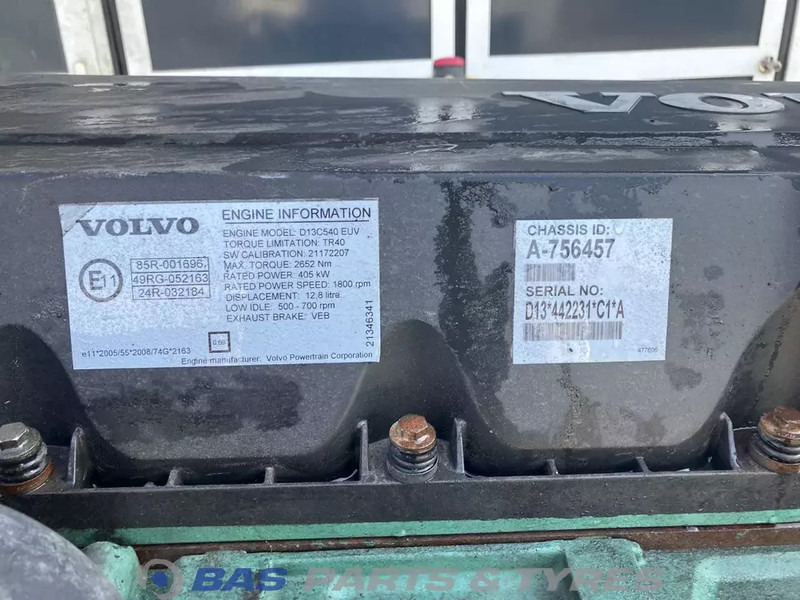 Volvo FH3 Motor Volvo D13C 540 C2 21625908 - Engine for Truck: picture 5 Volvo FH3 Motor Volvo D13C 540 C2 21625908 - Engine for Truck: picture 5