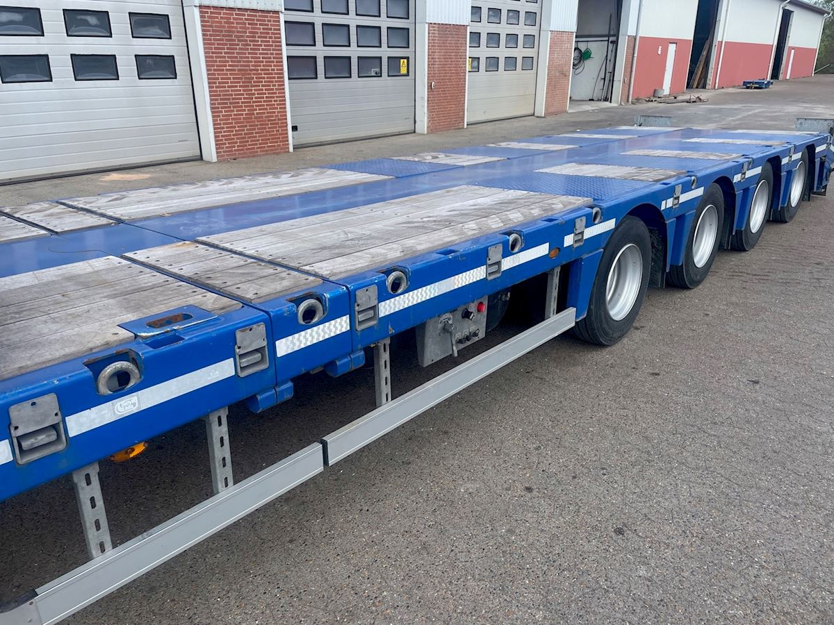 Low loader semi-trailer Seyit Usta 4 akslet nedbygget udtræk: picture 7