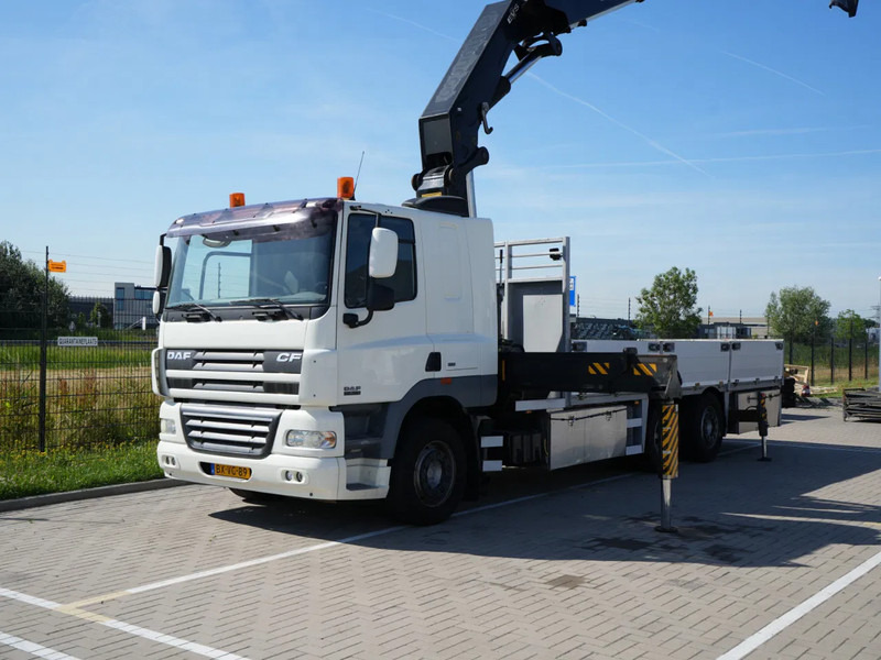 DAF CF 85 FAN Kraanwagen met bak, 47 t. HMF kraan - Crane truck: picture 1 DAF CF 85 FAN Kraanwagen met bak, 47 t. HMF kraan - Crane truck: picture 1