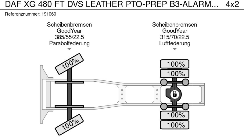 DAF XG 480 FT DVS LEATHER PTO-PREP B3-ALARM SILVER METALLIC (J5320MESI) VECTO 2 - COMING SOON - Tractor unit: picture 2 DAF XG 480 FT DVS LEATHER PTO-PREP B3-ALARM SILVER METALLIC (J5320MESI) VECTO 2 - COMING SOON - Tractor unit: picture 2