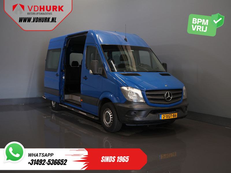 Minibus, Passenger van Mercedes-Benz Sprinter 213 2.2 CDI Aut. L2H2 9 Persoons EXPORT Incl. BTW&BPM €13.915,- Airco/ PDC/ Sidebars/ Rearbar: picture 9