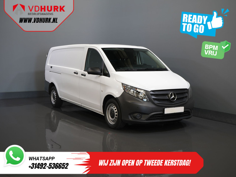 Mercedes-Benz Vito 116 CDI Aut. L3 XL BPM VRIJ! Carplay/ Stoelverw./ 270Gr. Deuren/ Cruise/ Airco/ Navi/ Camera/ PDC - Small van: picture 1 Mercedes-Benz Vito 116 CDI Aut. L3 XL BPM VRIJ! Carplay/ Stoelverw./ 270Gr. Deuren/ Cruise/ Airco/ Navi/ Camera/ PDC - Small van: picture 1