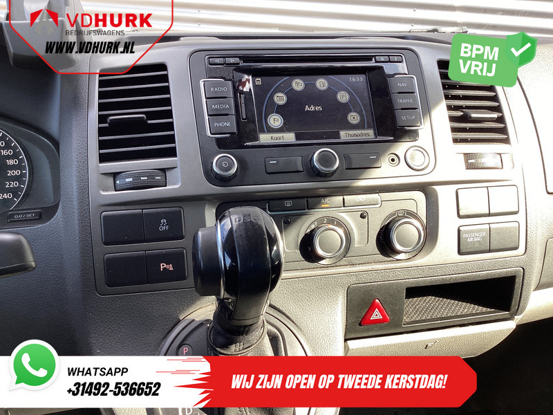 Small van, Combi van Volkswagen Transporter 2.0 TDI 140 pk DSG Aut. L2 Dubbel Cabine DC EXPORT 2.5t Trekverm./ Cruise/ Airco/ PDC V+A/ LMV: picture 11