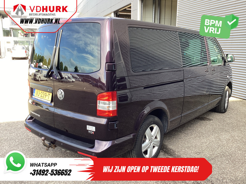 Small van, Combi van Volkswagen Transporter 2.0 TDI 140 pk DSG Aut. L2 Dubbel Cabine DC EXPORT 2.5t Trekverm./ Cruise/ Airco/ PDC V+A/ LMV: picture 9