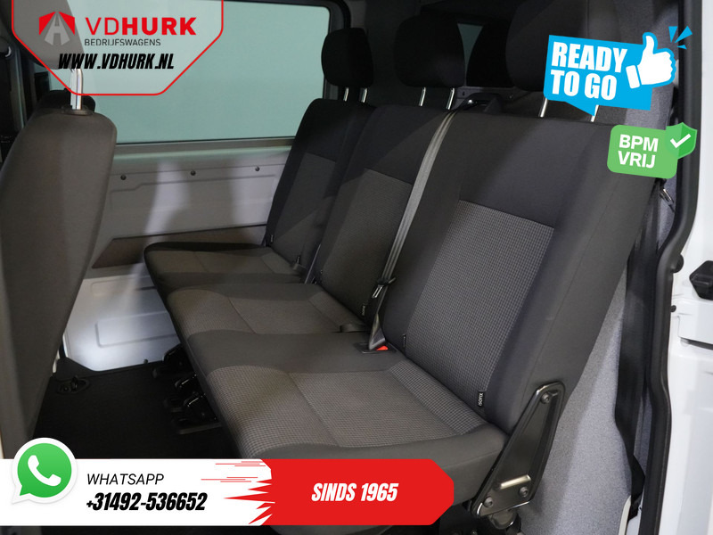 Small van, Combi van Volkswagen Transporter 2.0 TDI 150 pk Aut. L2 DC Dubbel Cabine BPM VRIJ! Ready2Go 2xSchuifdeur/ Adapt Cruise/ LED/ Standkachel/ Stoelverw./ Carplay/ Ca: picture 18