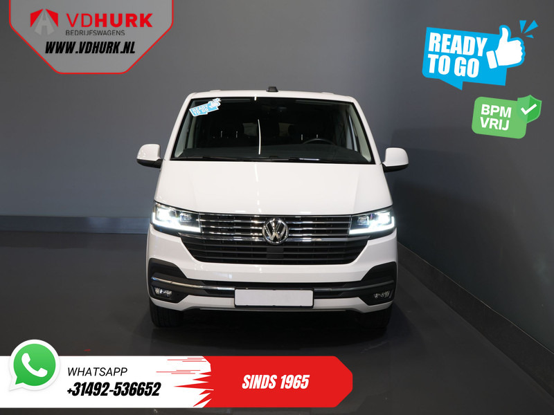 Small van, Combi van Volkswagen Transporter 2.0 TDI 150 pk Aut. L2 DC Dubbel Cabine BPM VRIJ! Ready2Go 2xSchuifdeur/ Adapt Cruise/ LED/ Standkachel/ Stoelverw./ Carplay/ Ca: picture 7