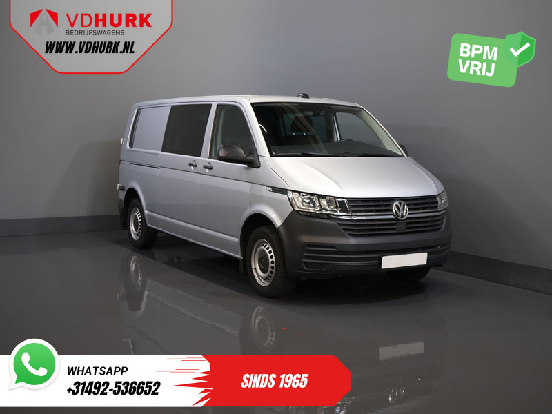 Volkswagen Transporter T6.1 2.0 TDI 150 pk DSG Aut. L2 DC BPM VRIJ! Dubbel Cabine 6 Pers./ Lage KM!/ Adapt.Cruise/ 270Gr. Deuren/ Navi/ Carplay/ Trekha - Panel van, Combi van: picture 1 Volkswagen Transporter T6.1 2.0 TDI 150 pk DSG Aut. L2 DC BPM VRIJ! Dubbel Cabine 6 Pers./ Lage KM!/ Adapt.Cruise/ 270Gr. Deuren/ Navi/ Carplay/ Trekha - Panel van, Combi van: picture 1