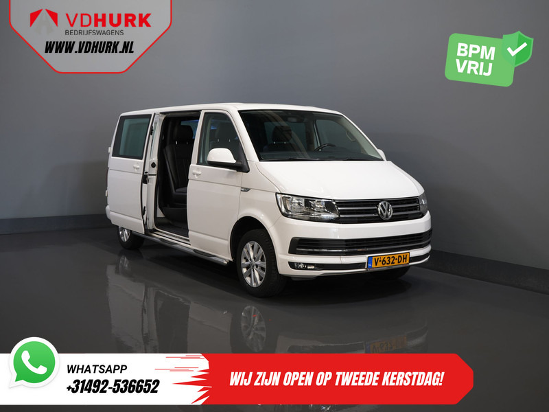 Small van, Combi van Volkswagen Transporter T6 2.0 TDI 150 pk DSG Aut. L2 Highline E6 DC Dubbel Cabine BPM VRIJ! Carplay/ Alarm/ Leder/ Cruise/ PDC/ Sidebars/ Trekhaak/ LMV: picture 9 Small van, Combi van Volkswagen Transporter T6 2.0 TDI 150 pk DSG Aut. L2 Highline E6 DC Dubbel Cabine BPM VRIJ! Carplay/ Alarm/ Leder/ Cruise/ PDC/ Sidebars/ Trekhaak/ LMV: picture 9