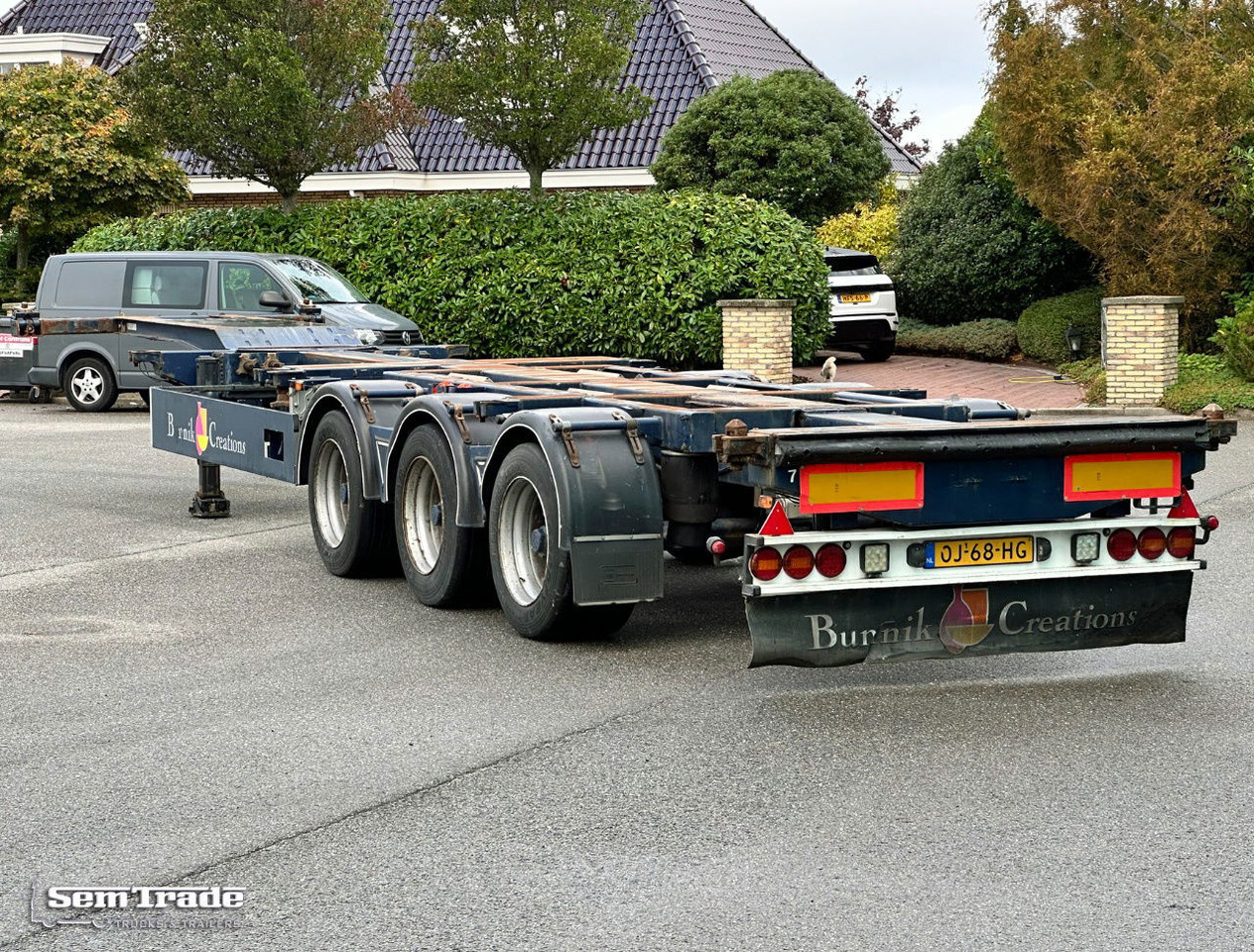 Burg BPO 15-27 Ccxhx BPW Axles Disc Brakes 40 FT. Chassis Lift Axle - Container transporter/ Swap body semi-trailer: picture 3 Burg BPO 15-27 Ccxhx BPW Axles Disc Brakes 40 FT. Chassis Lift Axle - Container transporter/ Swap body semi-trailer: picture 3