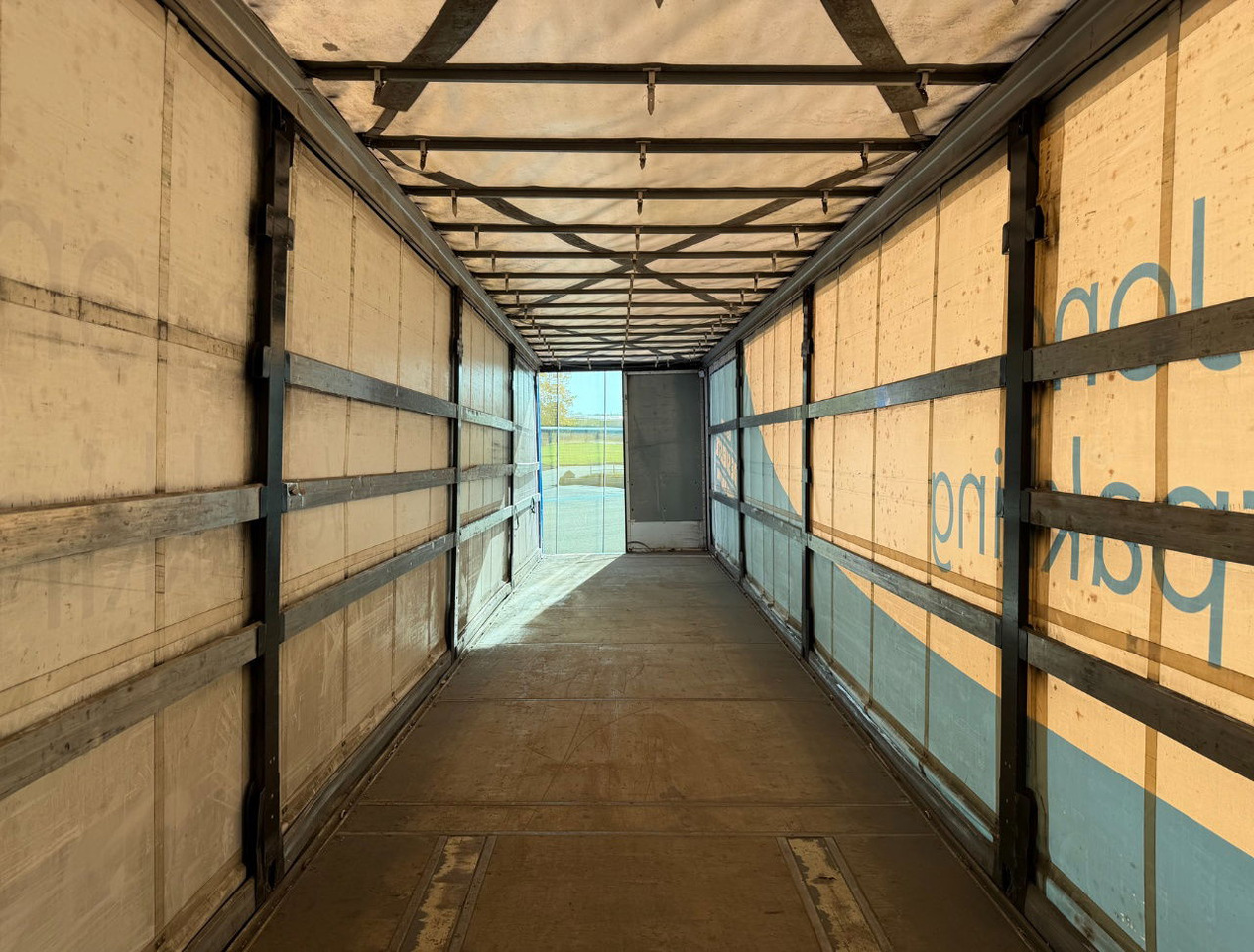 Curtainsider semi-trailer Fliegl SDS 350 Lift Axle Disc Brakes Sliding Sides + Roof TOP Condition: picture 19