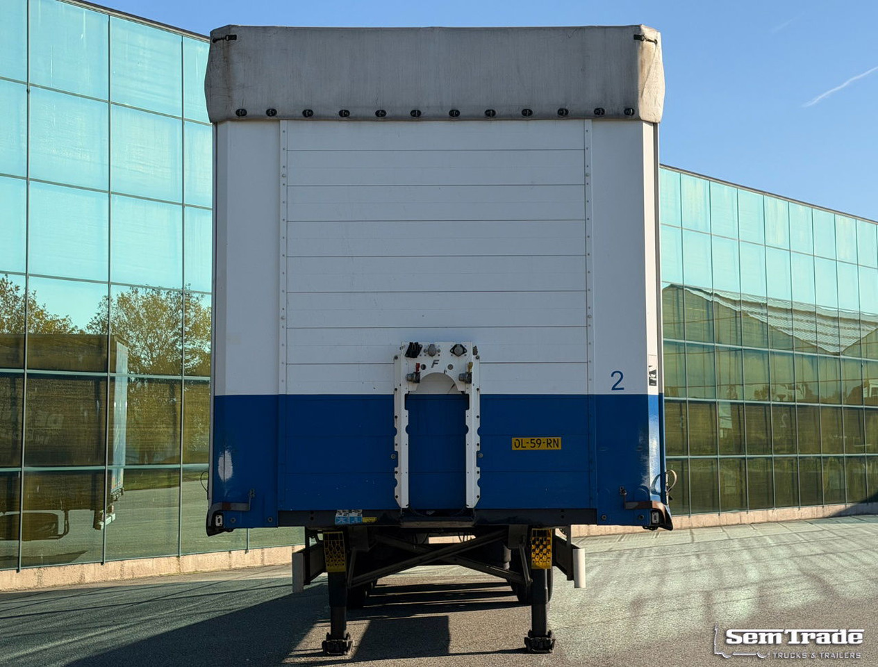Curtainsider semi-trailer Fliegl SDS 350 Lift Axle Disc Brakes Sliding Sides + Roof TOP Condition: picture 8