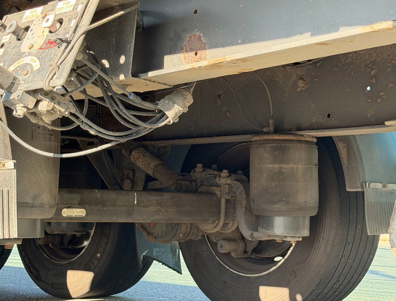 Curtainsider semi-trailer Fliegl SDS 350 Lift Axle Disc Brakes Sliding Sides + Roof TOP Condition: picture 12