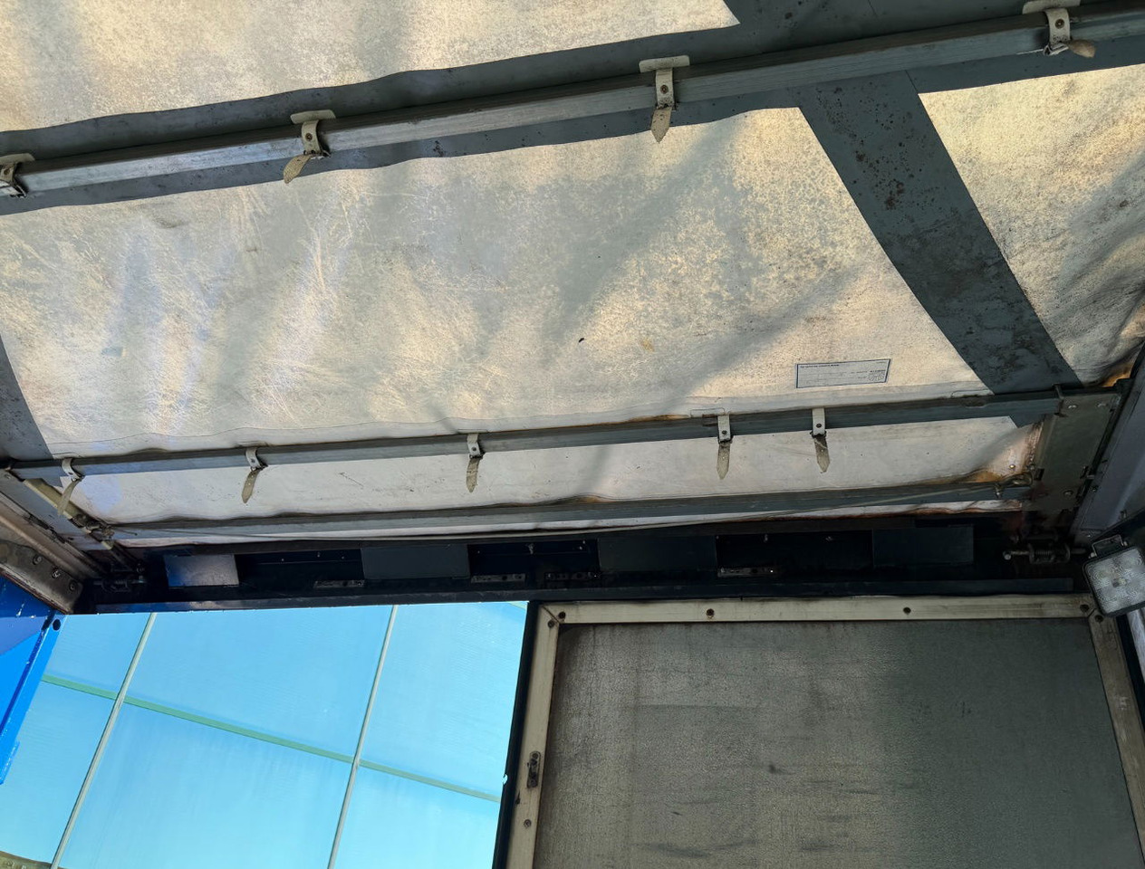 Curtainsider semi-trailer Fliegl SDS 350 Lift Axle Disc Brakes Sliding Sides + Roof TOP Condition: picture 21