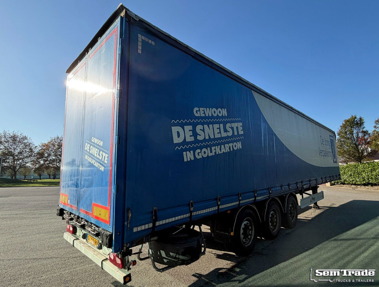 Fliegl SDS 350 Lift Axle Disc Brakes Sliding Sides + Roof TOP Condition - Curtainsider semi-trailer: picture 5 Fliegl SDS 350 Lift Axle Disc Brakes Sliding Sides + Roof TOP Condition - Curtainsider semi-trailer: picture 5