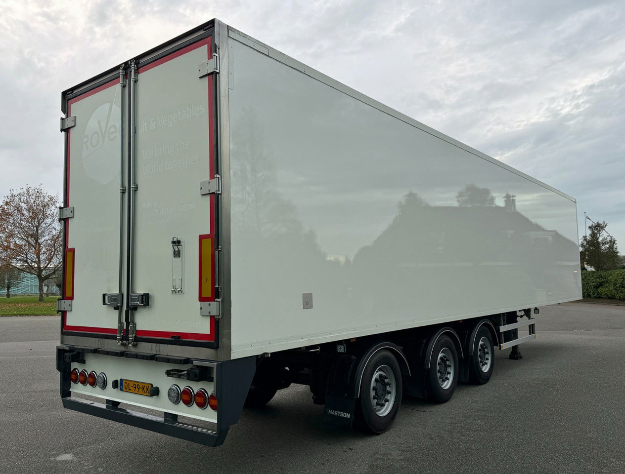 HTF 3-AS Heiwo 1345 x 250 x 265 CM Stuuras Tridec Super Staat NL Trailer - Refrigerator semi-trailer: picture 5 HTF 3-AS Heiwo 1345 x 250 x 265 CM Stuuras Tridec Super Staat NL Trailer - Refrigerator semi-trailer: picture 5