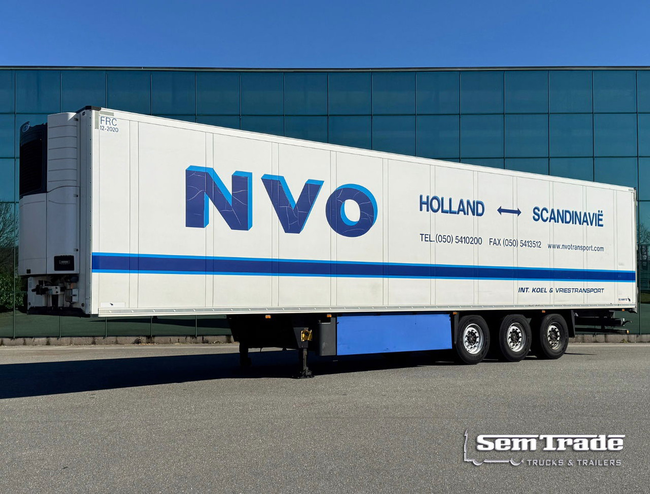 Schmitz Cargobull SCBS3B Carrier Vector SAF Axles Disc Brakes APK - TUV 02-2026 265 CM High Flowerwide 2 Pieces IN Stock - Refrigerator semi-trailer: picture 1 Schmitz Cargobull SCBS3B Carrier Vector SAF Axles Disc Brakes APK - TUV 02-2026 265 CM High Flowerwide 2 Pieces IN Stock - Refrigerator semi-trailer: picture 1