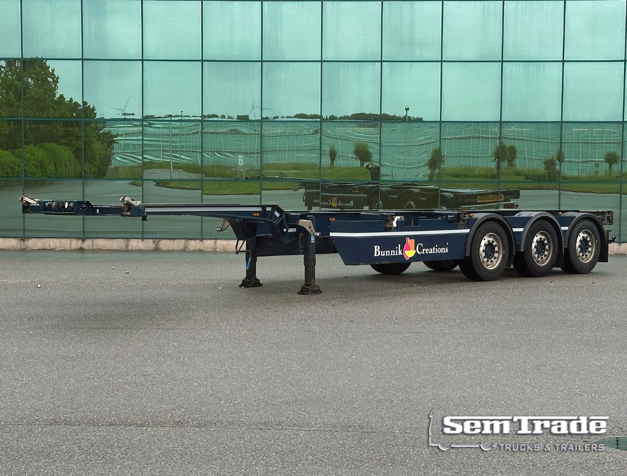 Schmitz Cargobull SCF 24 G LX Back Slider Disc Brakes Lift Axle TOP Condition NL - Container transporter/ Swap body semi-trailer: picture 1 Schmitz Cargobull SCF 24 G LX Back Slider Disc Brakes Lift Axle TOP Condition NL - Container transporter/ Swap body semi-trailer: picture 1