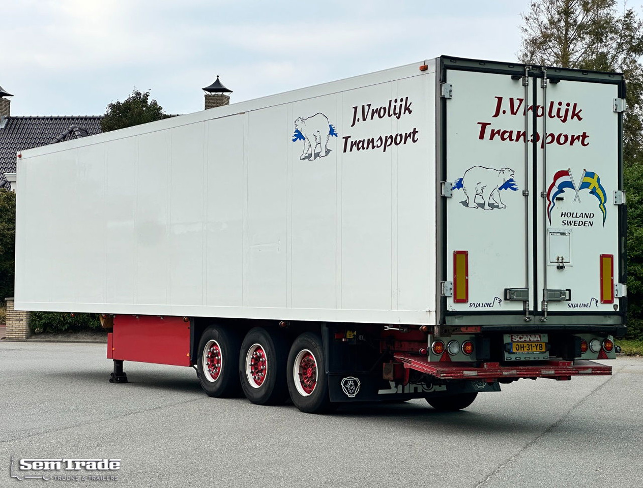 Schmitz Cargobull SKO 24 Carrier Maxima 1300 Flower Wide 2X Lift Axle - Refrigerator semi-trailer: picture 3 Schmitz Cargobull SKO 24 Carrier Maxima 1300 Flower Wide 2X Lift Axle - Refrigerator semi-trailer: picture 3