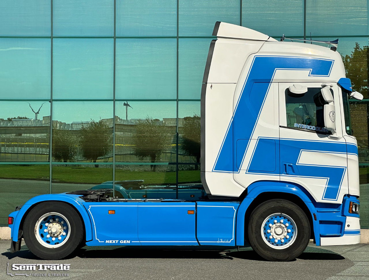 Scania R450 NGS Full AIR Retarder Full Spoiler 2X Tanks Super Condition Belgium-Truck - Tractor unit: picture 5 Scania R450 NGS Full AIR Retarder Full Spoiler 2X Tanks Super Condition Belgium-Truck - Tractor unit: picture 5