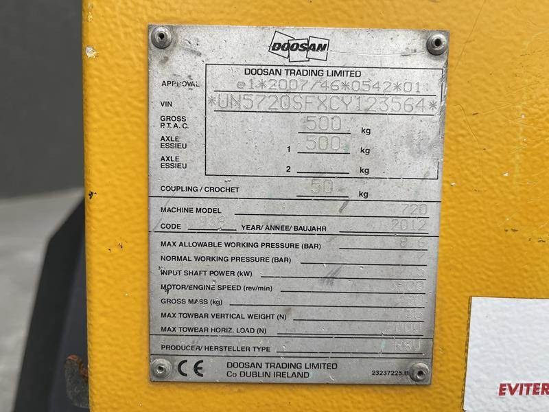 Doosan 7 / 20 - Air compressor: picture 4 Doosan 7 / 20 - Air compressor: picture 4