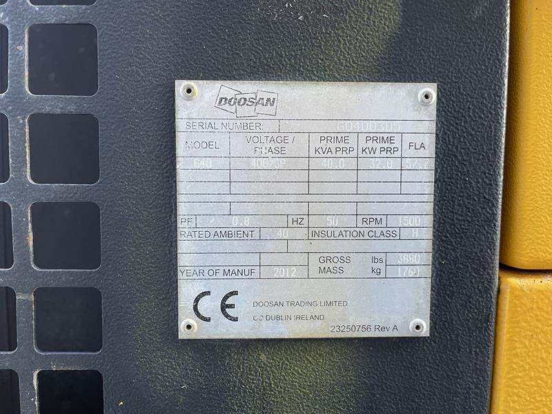 Doosan G 40 - Generator set: picture 4 Doosan G 40 - Generator set: picture 4