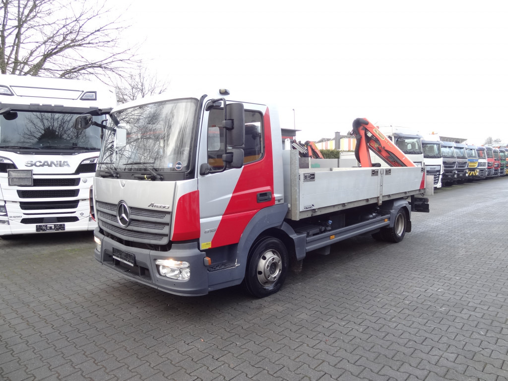Mercedes-Benz Atego 818 Kran Palfinger 6501 - Crane truck, Dropside/ Flatbed truck: picture 1 Mercedes-Benz Atego 818 Kran Palfinger 6501 - Crane truck, Dropside/ Flatbed truck: picture 1