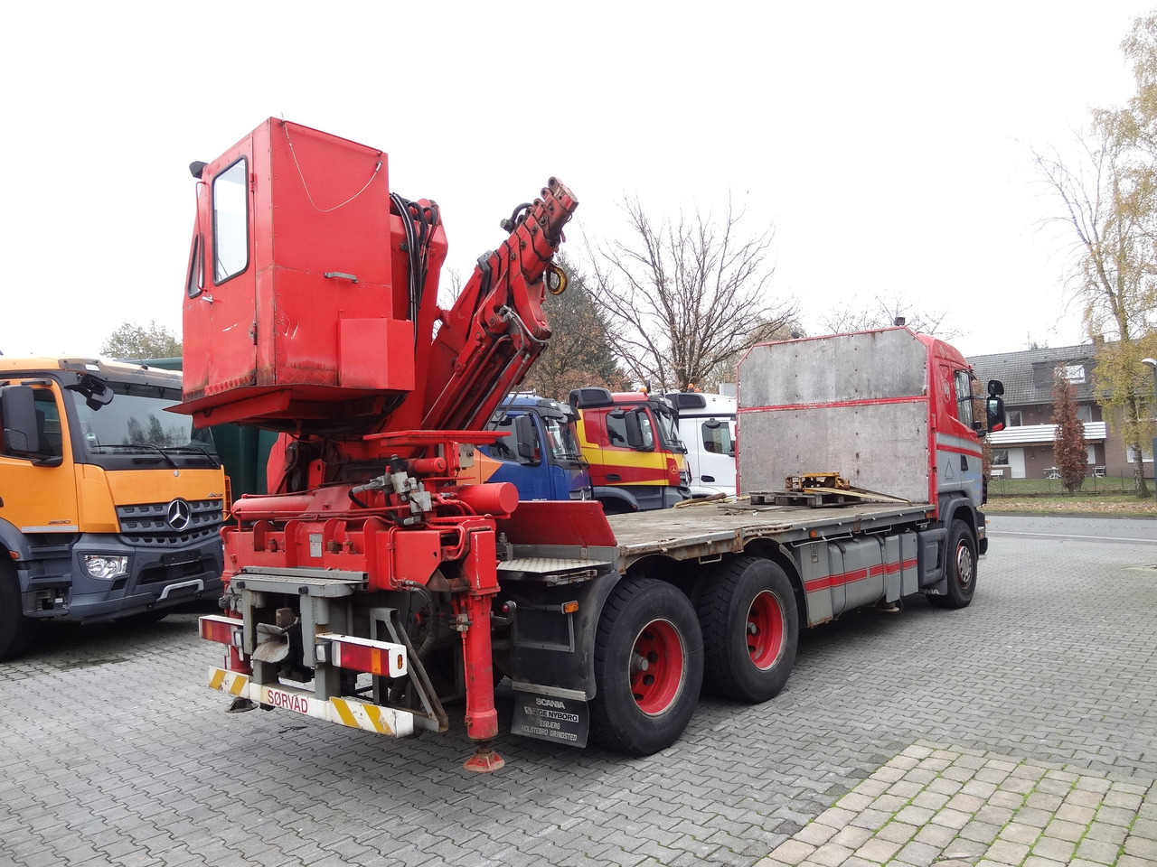 Dropside/ Flatbed truck, Crane truck Scania R144 460 6X4 Fassi 360 bis 25 Meter: picture 10 Dropside/ Flatbed truck, Crane truck Scania R144 460 6X4 Fassi 360 bis 25 Meter: picture 10