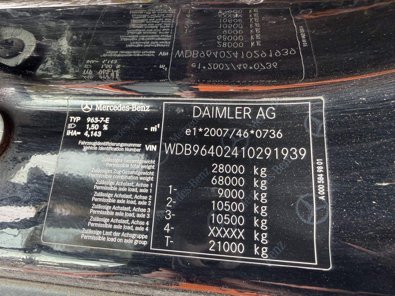 Mercedes-Benz Arocs 2653 6X4 Kran Kesla 2124L - Tractor unit: picture 5 Mercedes-Benz Arocs 2653 6X4 Kran Kesla 2124L - Tractor unit: picture 5