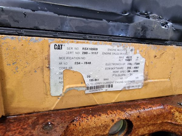 Caterpillar C11 966H Engine (Plant) - Engine for Construction machinery: picture 2 Caterpillar C11 966H Engine (Plant) - Engine for Construction machinery: picture 2