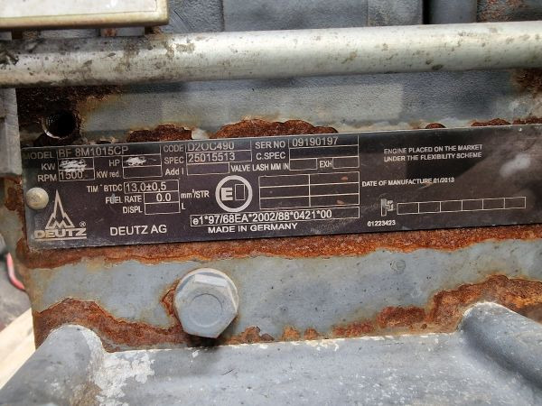 Deutz BF8M1015CP Engine (Plant) - Engine for Construction machinery: picture 2 Deutz BF8M1015CP Engine (Plant) - Engine for Construction machinery: picture 2