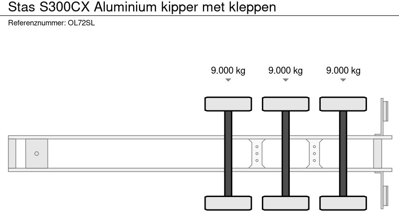 Stas S300CX Aluminium kipper met kleppen - Tipper semi-trailer: picture 5 Stas S300CX Aluminium kipper met kleppen - Tipper semi-trailer: picture 5