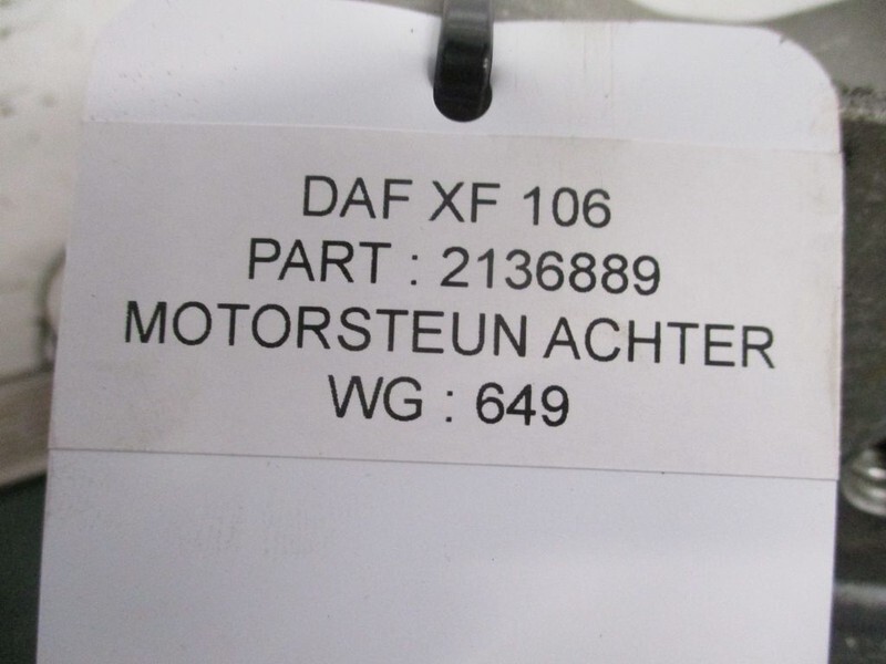 DAF 2136889 Motor steun XF 106 Nieuwe R+L - Engine mount for Truck: picture 3 DAF 2136889 Motor steun XF 106 Nieuwe R+L - Engine mount for Truck: picture 3
